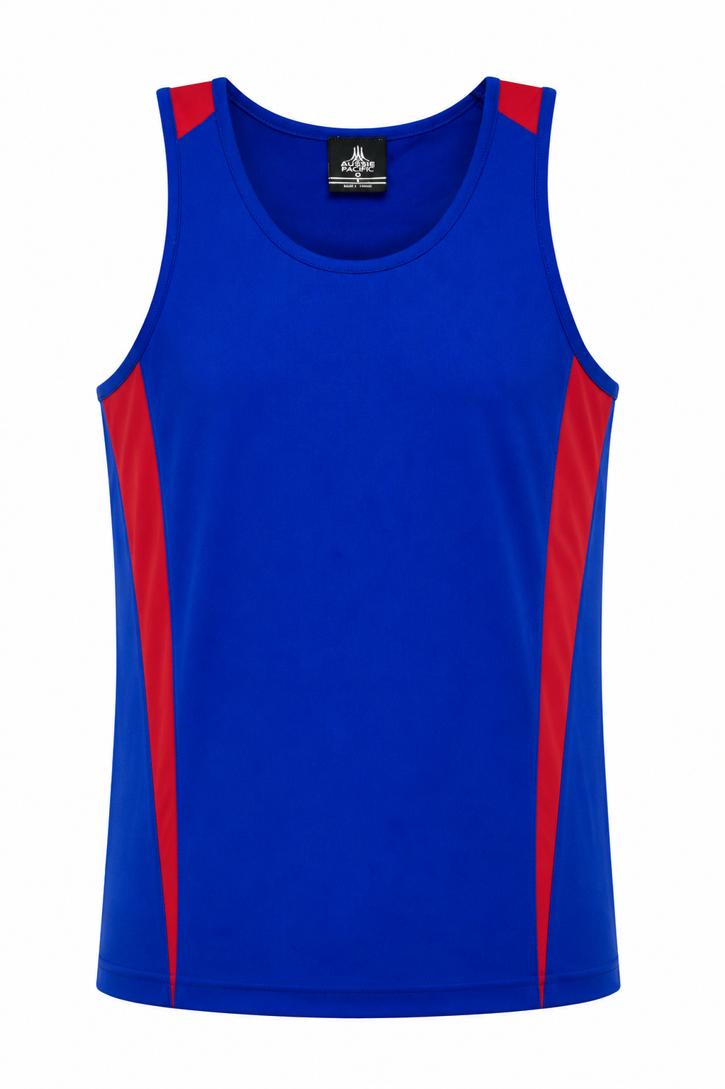 Aussie Pacific 1104 Men's Eureka Singlet — ROYAL/RED