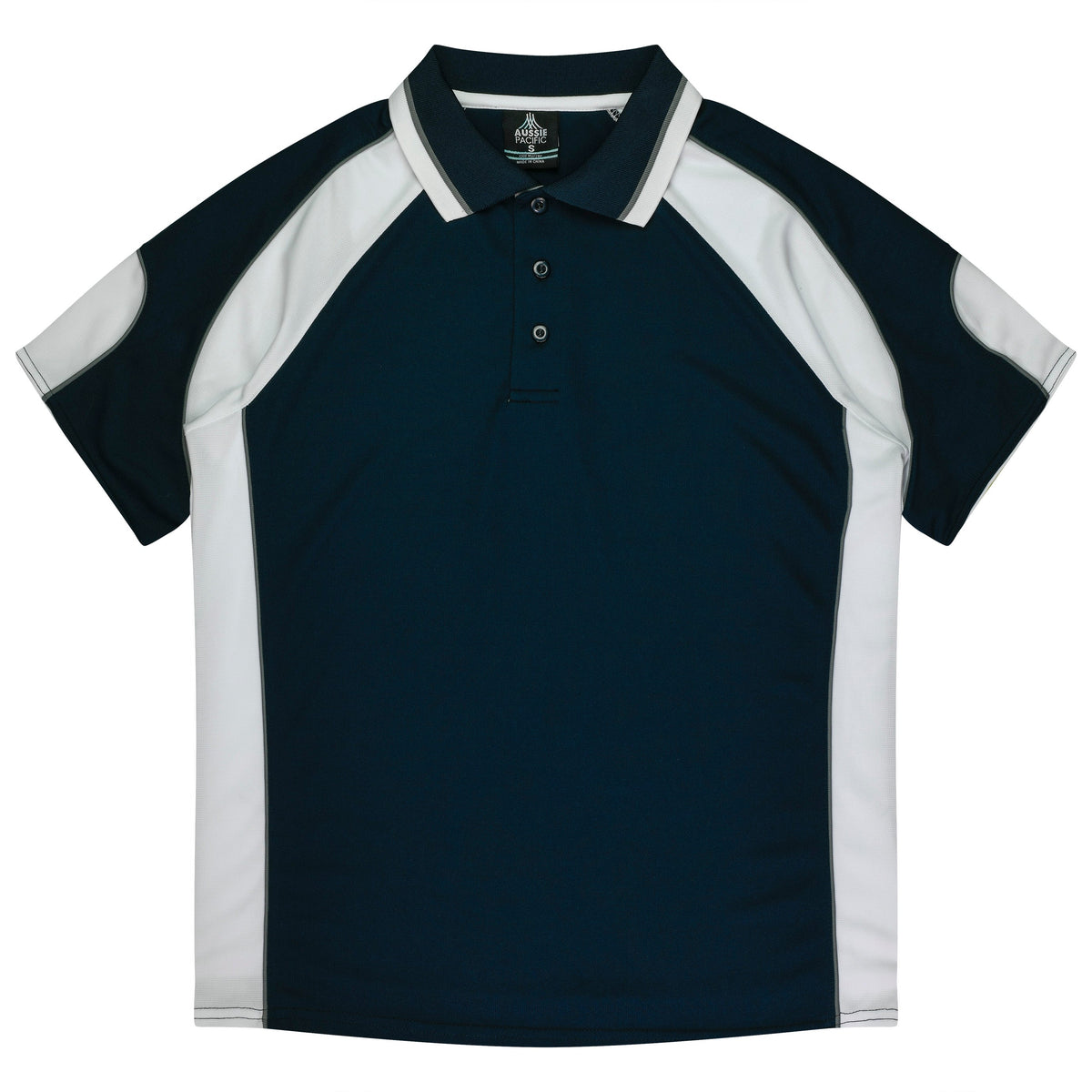 Aussie Pacific 3300 Kids' Murray Polo — NAVY/WHITE