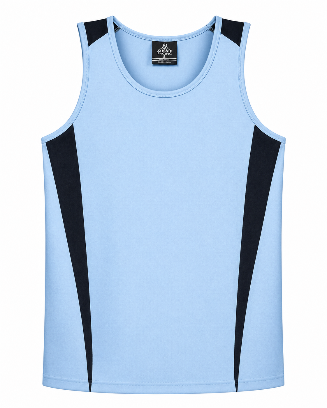 Aussie Pacific 1104 Men's Eureka Singlet — SKY/NAVY