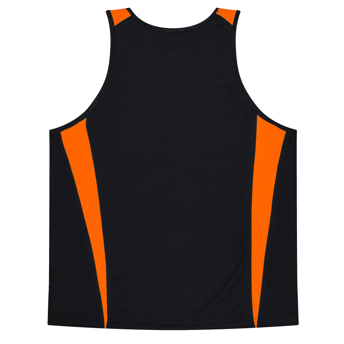 Aussie Pacific 3104 Kids' Eureka Singlet — BLACK/ORANGE — additional view 2