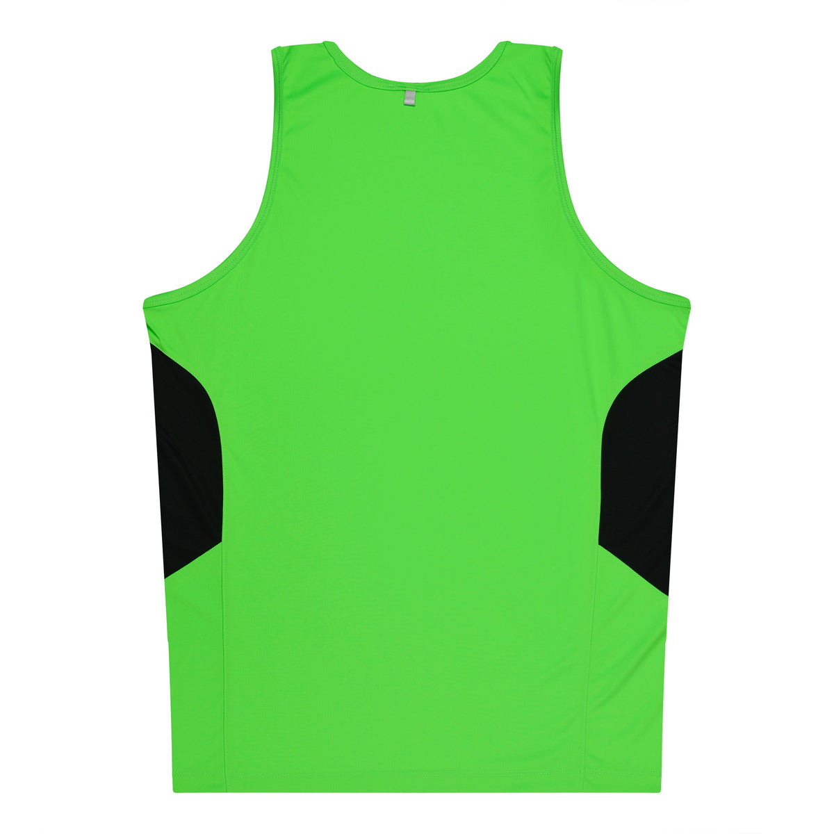 Aussie Pacific 3111 Kids' Tasman Singlet — NEON GREEN/BLACK — additional view 2