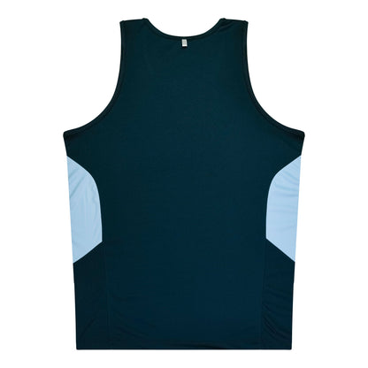 Aussie Pacific 3111 Kids' Tasman Singlet — NAVY/SKY — additional view 2