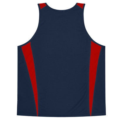 Aussie Pacific 3104 Kids' Eureka Singlet — NAVY/RED — additional view 2