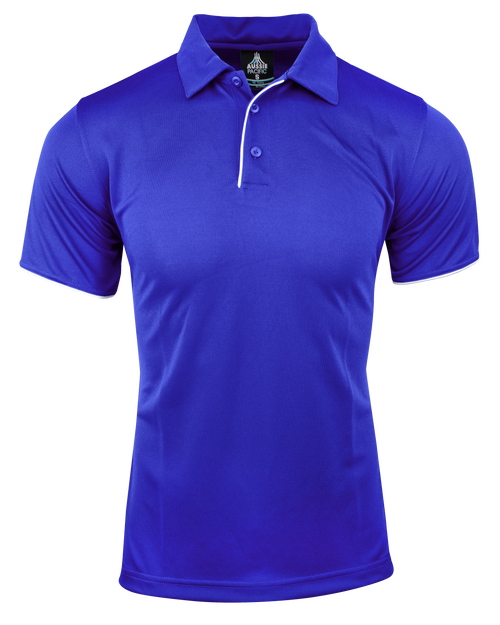 Aussie Pacific Men's Yarra Polo — ROYAL/WHITE