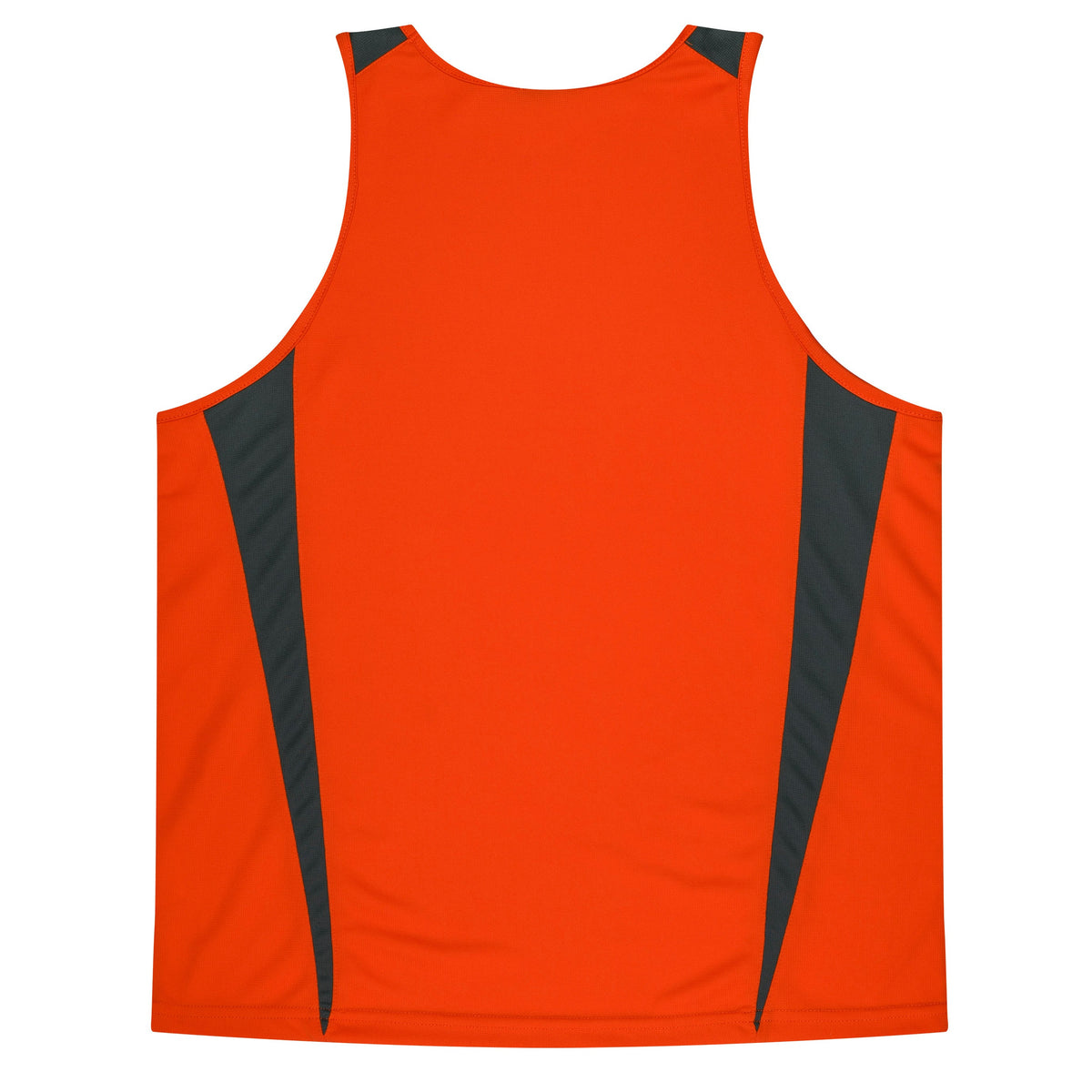 Aussie Pacific 3104 Kids' Eureka Singlet — ORANGE/CHARCOAL — additional view 2