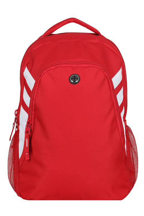 Aussie Pacific Tasman Backpack — Red/White