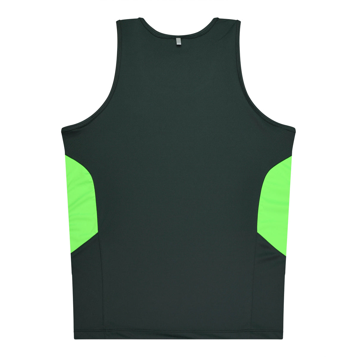 Aussie Pacific 3111 Kids' Tasman Singlet — SLATE/NEON GREEN — additional view 2