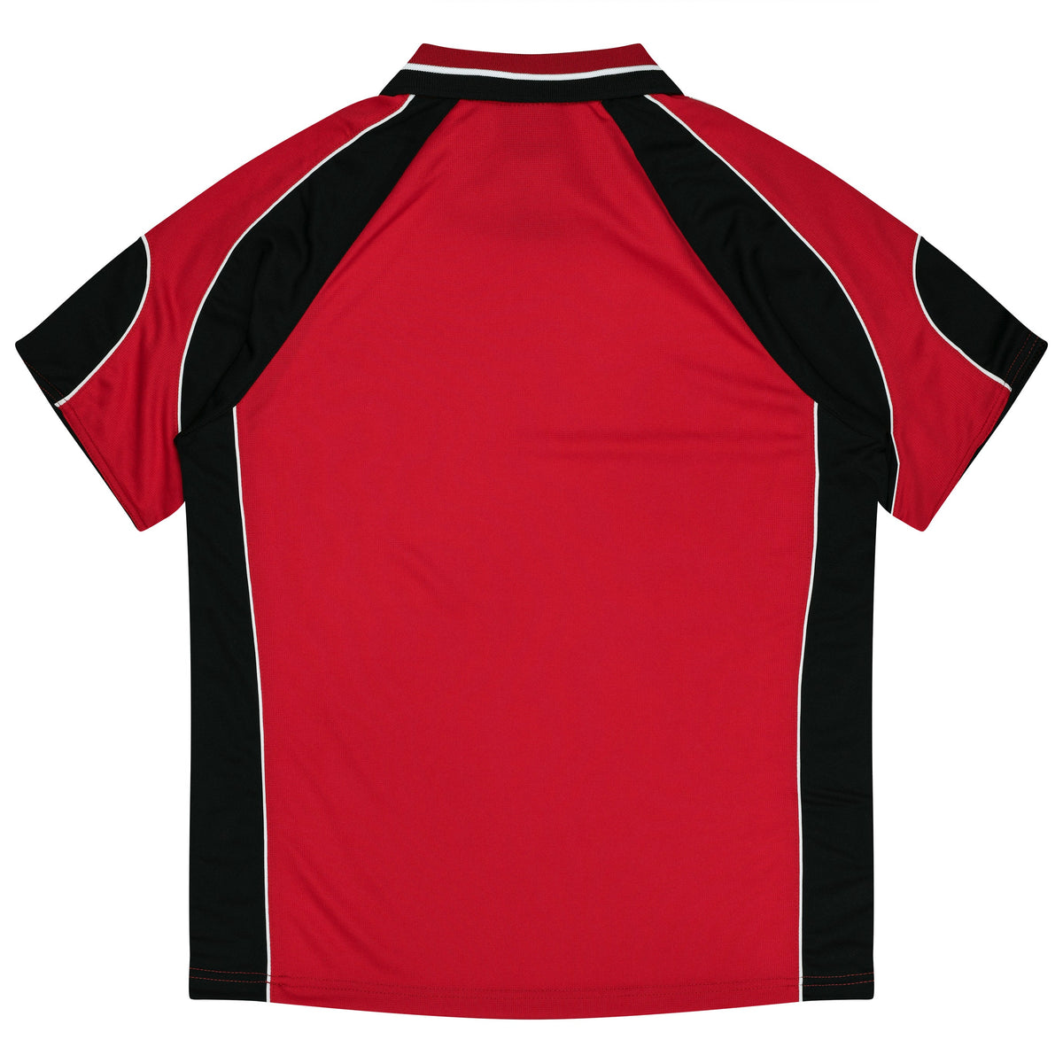 Aussie Pacific 3300 Kids' Murray Polo — RED/BLACK — additional view 2