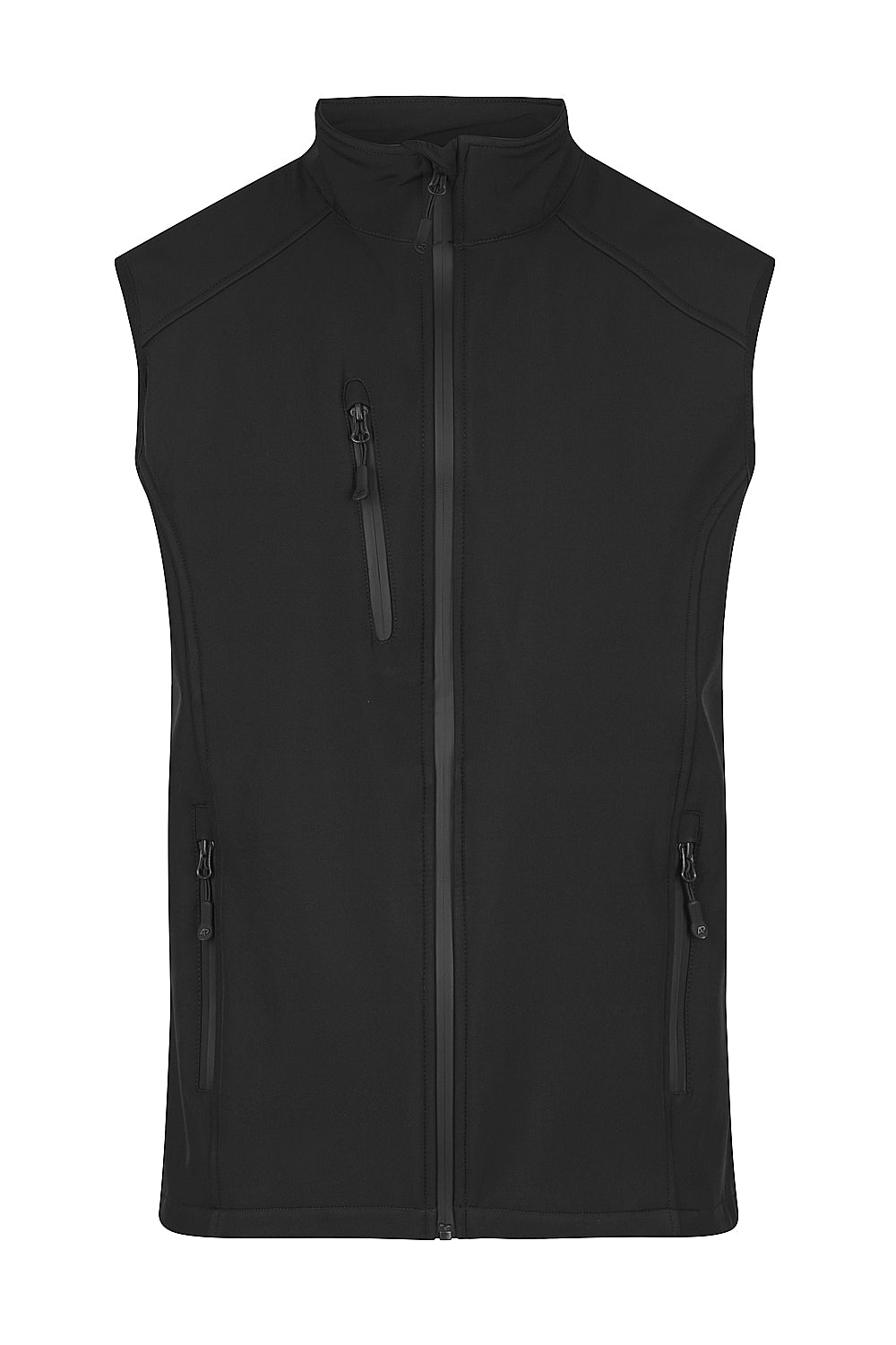Aussie Pacific 1515 Men's Olympus Softshell Vest — BLACK