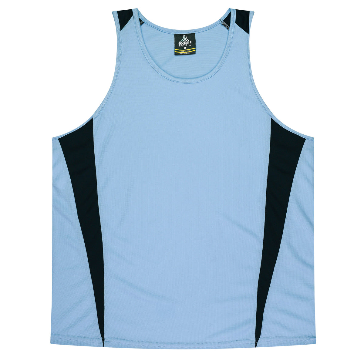 Aussie Pacific 3104 Kids' Eureka Singlet — SKY/NAVY