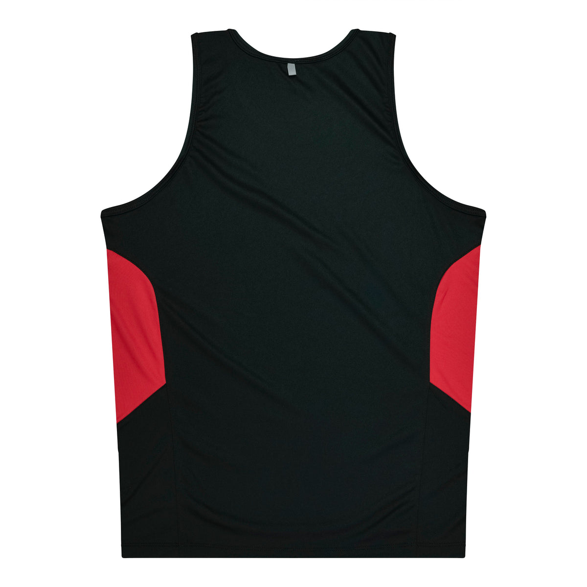 Aussie Pacific 3111 Kids' Tasman Singlet — BLACK/RED — additional view 2