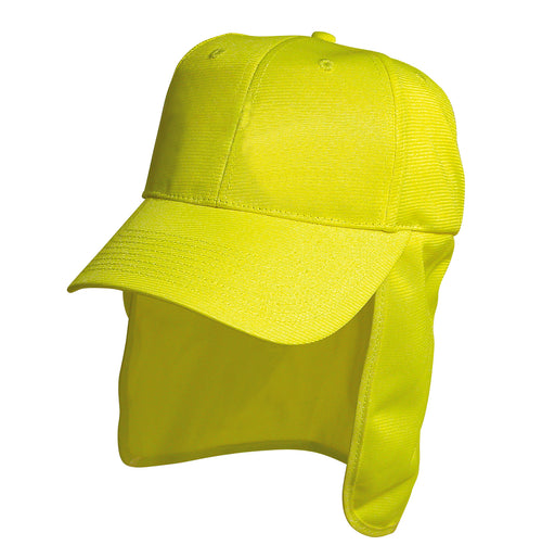 Headwear Luminescent Safety Cap with Flap