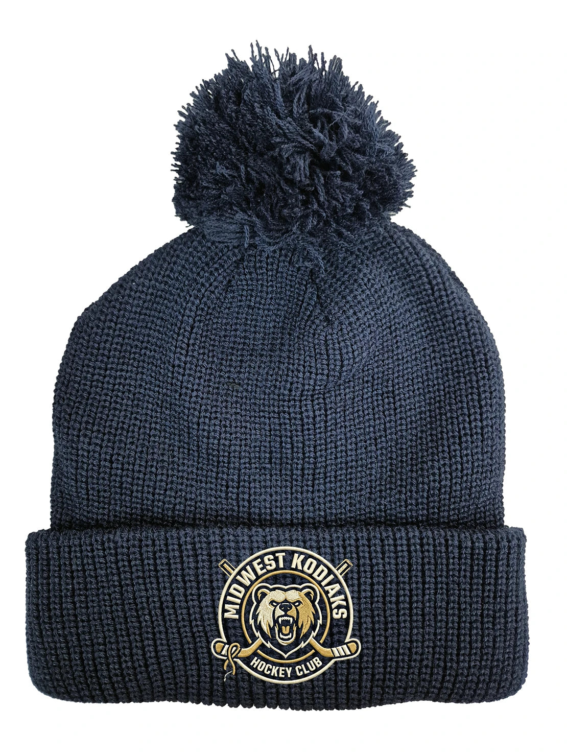 Headwear 3061 6 SEAM KNITTED BEANIE W/- POM POM - supplier overview