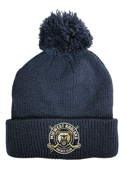 Headwear 3061 6 SEAM KNITTED BEANIE W/- POM POM - supplier overview