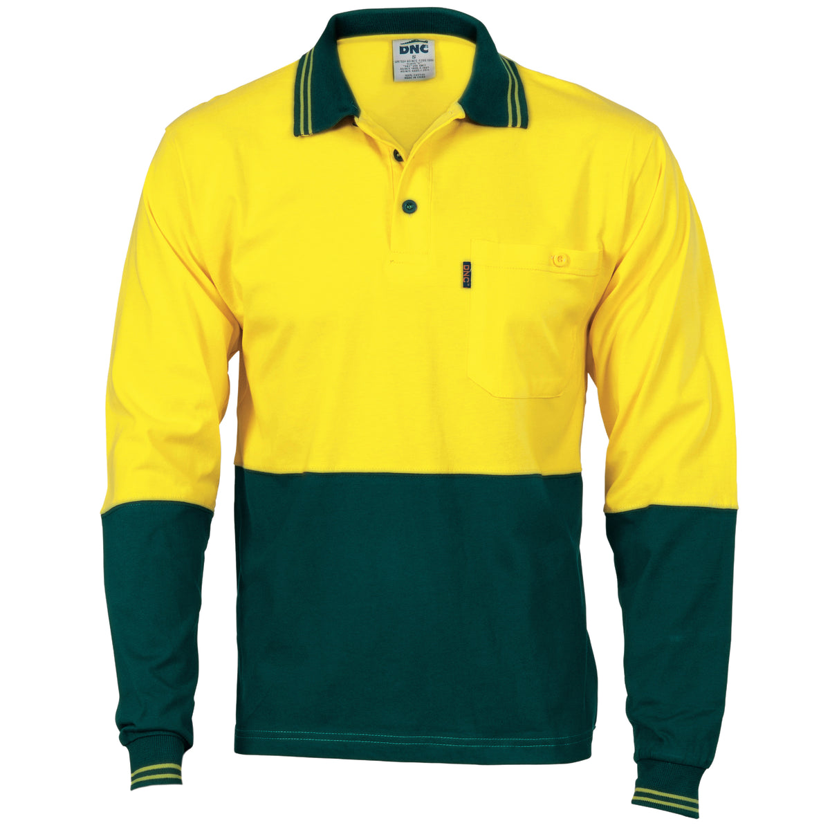 DNC 3846 Yellow/Bottle Green