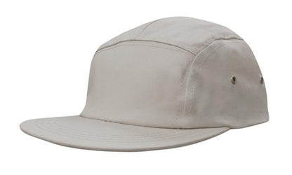 Headwear 3899 Cotton Twill Square Front - Stone