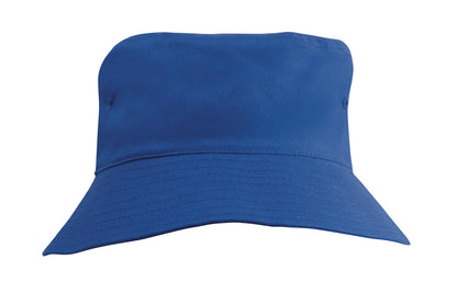 Headwear 3938 Breathable Poly Twill Infants Bucket Hat - Royal