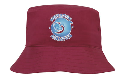 Headwear 3939 Breathable Poly Twill Childs Bucket Hat - supplier overview