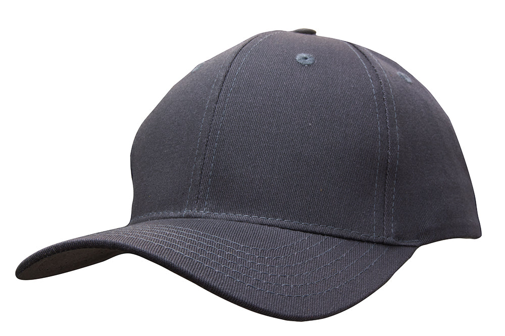 Headwear 3964 Cotton Twill Cap with Buckle - Charcoal