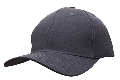 Headwear 3964 Cotton Twill Cap with Buckle - Charcoal