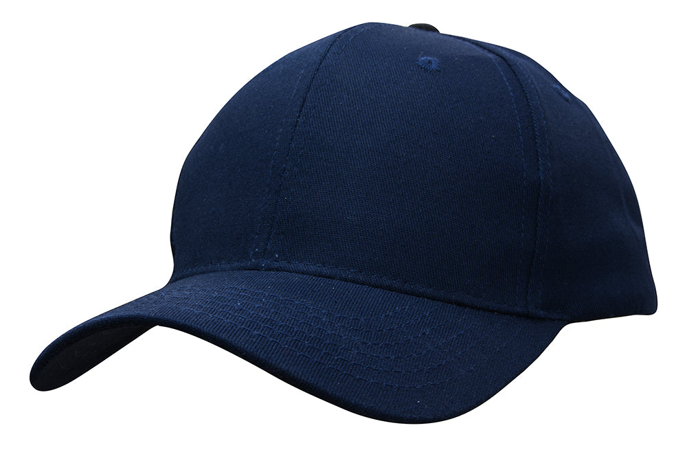 Headwear 3964 Cotton Twill Cap with Buckle - Navy
