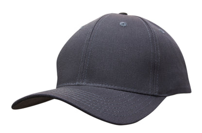 Headwear 3966 Cotton Twill Cap - Charcoal
