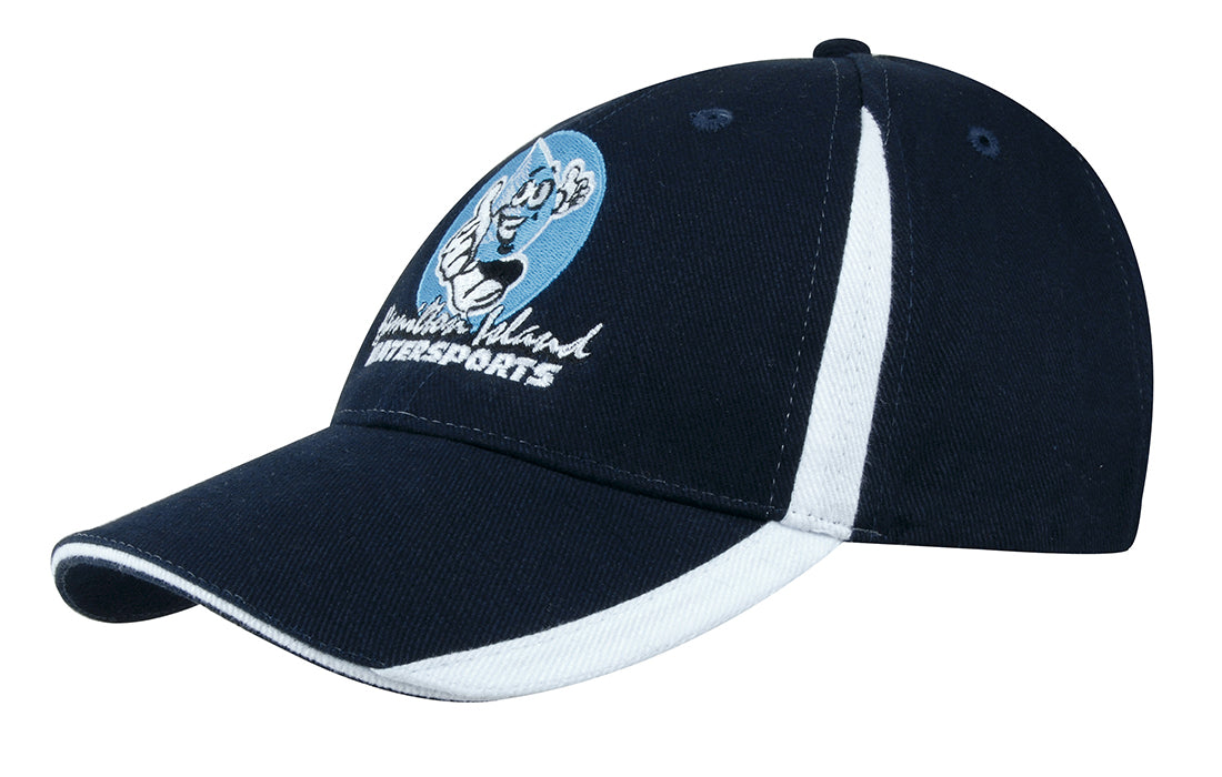 Headwear 4014 Brushed Heavy Cotton with Inserts on the Peak & Crown - supplier overview
