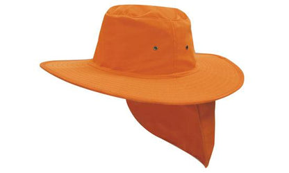 Headwear 4055 Canvas Sun Hat - Hiviz Orange