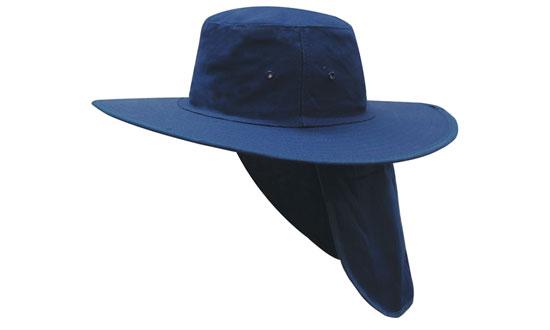 Headwear 4055 Canvas Sun Hat - Navy