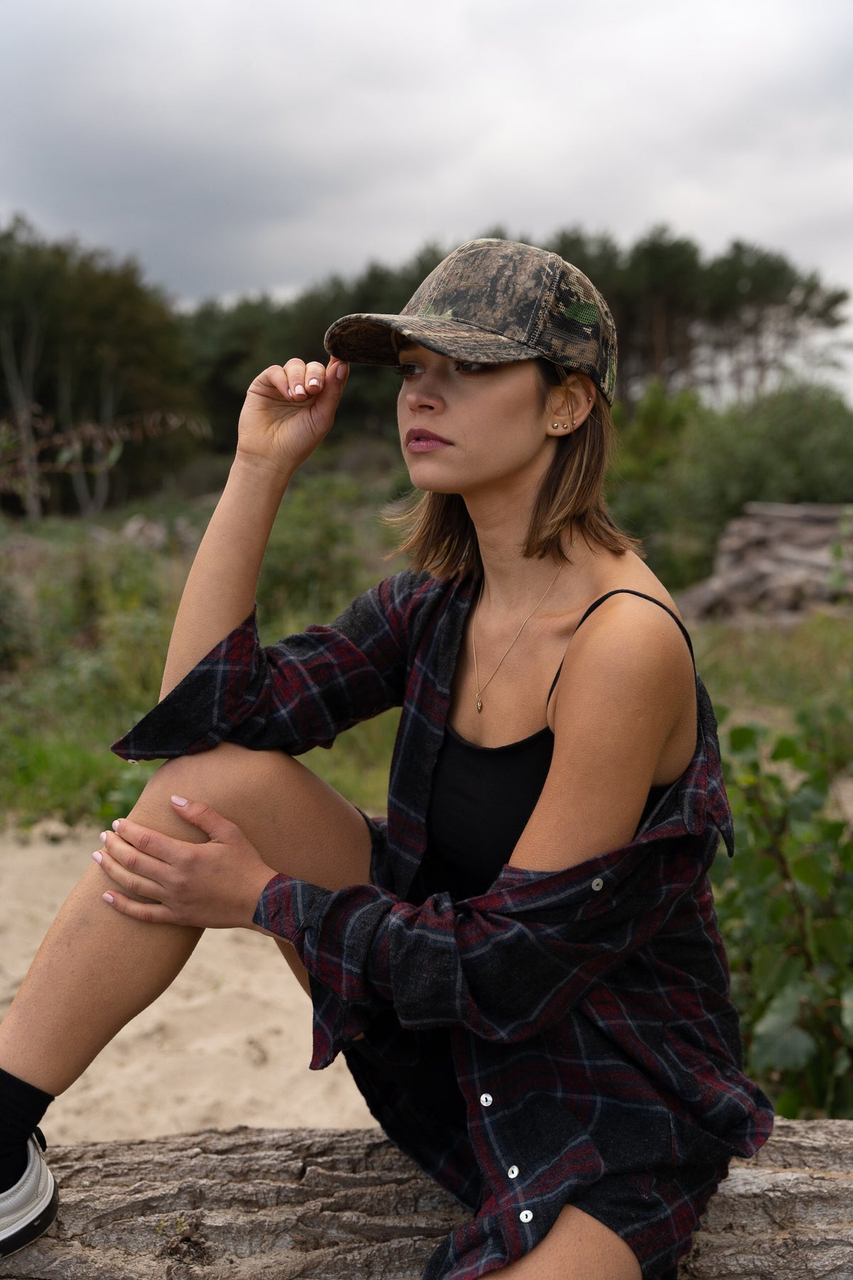 Headwear 4059 True Timber Camouflage with Camo Mesh Back - Lifestyle