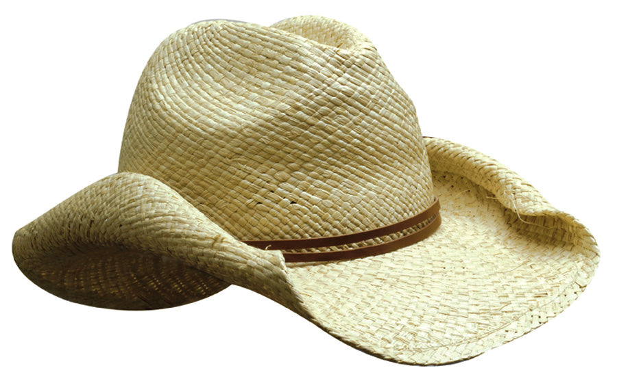 Headwear 4283 Ladies Cowboy Straw - Natural