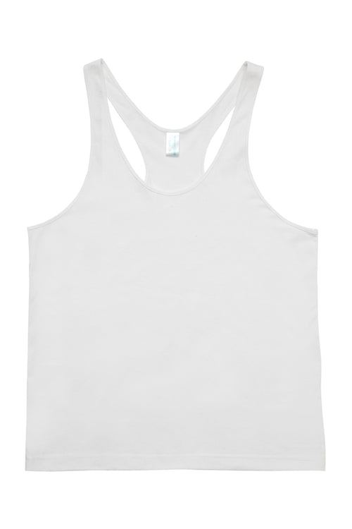 RAMO Men T-back Singlet — White