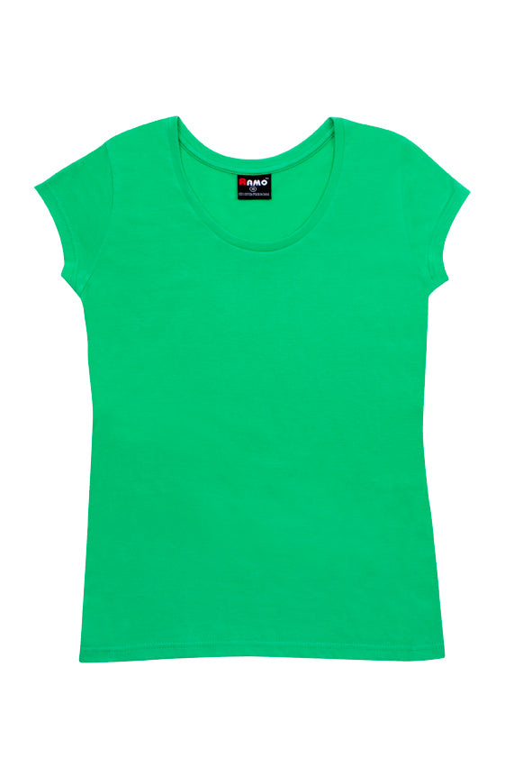 RAMO T929LD Women's Jersey Scoop Neck T-shirt — Emerald Green supplier product image