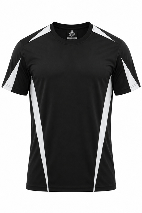 Aussie Pacific 1204 Eureka Men's T-shirt — BLACK/WHITE product view