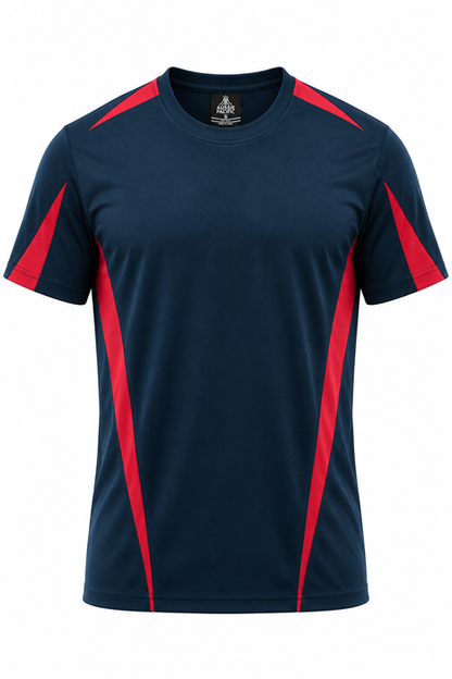Aussie Pacific 1204 Eureka Men's T-shirt — NAVY/RED product view