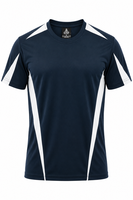 Aussie Pacific 1204 Eureka Men's T-shirt — NAVY/WHITE product view