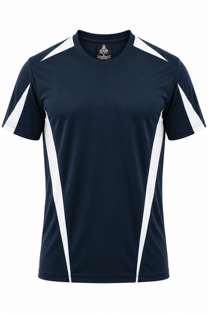 Aussie Pacific 1204 Eureka Men's T-shirt — NAVY/WHITE product view