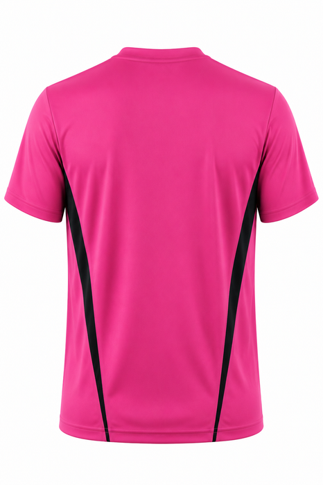 Aussie Pacific 1204 Eureka Men's T-shirt — PINK/BLACK additional view