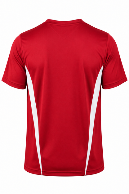 Aussie Pacific 1204 Eureka Men's T-shirt — RED/WHITE additional view