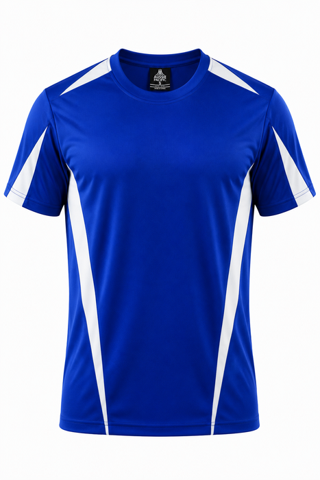 Aussie Pacific 1204 Eureka Men's T-shirt — ROYAL/WHITE product view