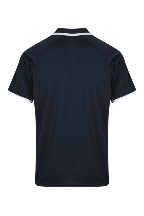 Aussie Pacific 1322 Double Bay Men's Polo — NAVY/WHITE additional view
