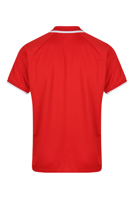 Aussie Pacific 1322 Double Bay Men's Polo — RED/WHITE additional view
