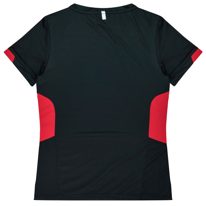 Aussie Pacific 2211 Tasman Women's T-shirt — BLACK/RED additional view