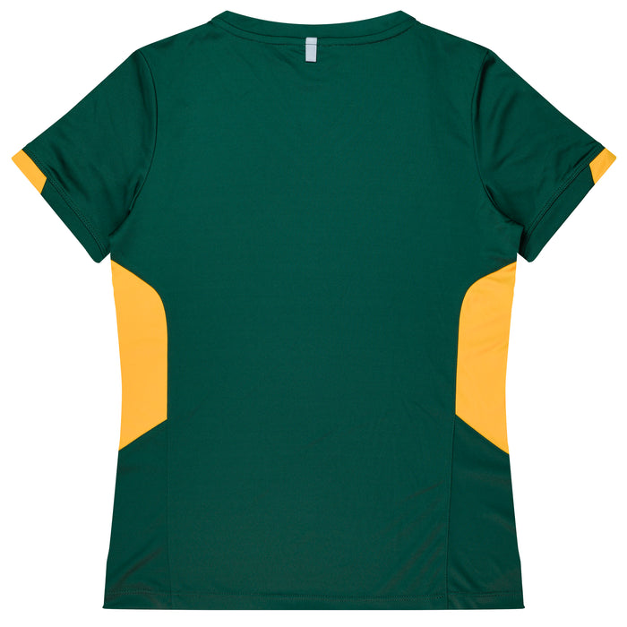 Aussie Pacific 2211 Tasman Women's T-shirt — BOTTLE/GOLD additional view