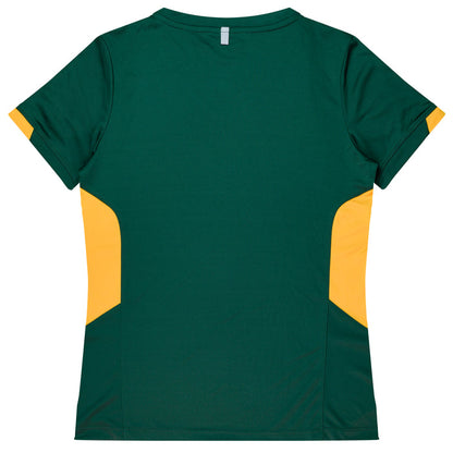 Aussie Pacific 2211 Tasman Women's T-shirt — BOTTLE/GOLD additional view