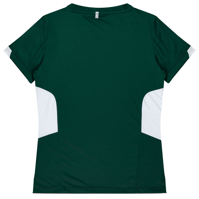 Aussie Pacific 2211 Tasman Women's T-shirt — BOTTLE/WHITE additional view