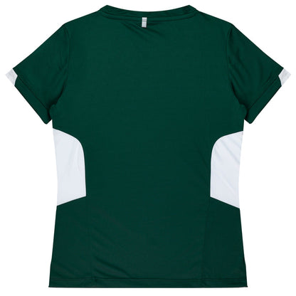 Aussie Pacific 2211 Tasman Women's T-shirt — BOTTLE/WHITE additional view