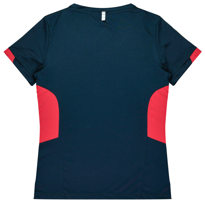Aussie Pacific 2211 Tasman Women's T-shirt — NAVY/RED additional view