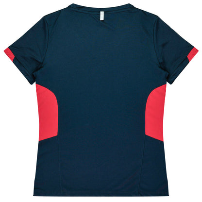 Aussie Pacific 2211 Tasman Women's T-shirt — NAVY/RED additional view