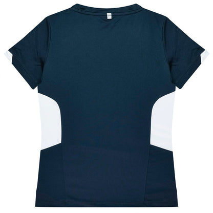 Aussie Pacific 2211 Tasman Women's T-shirt — NAVY/WHITE additional view